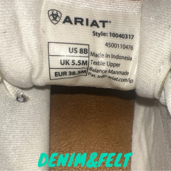 Ariat Red, White, and Blue Women's Sneakers - Picture 11 of 11